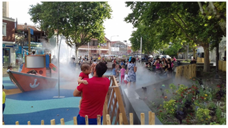 Place Paul Langevin après travaux